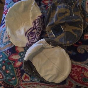Set of 3 newsboy caps!